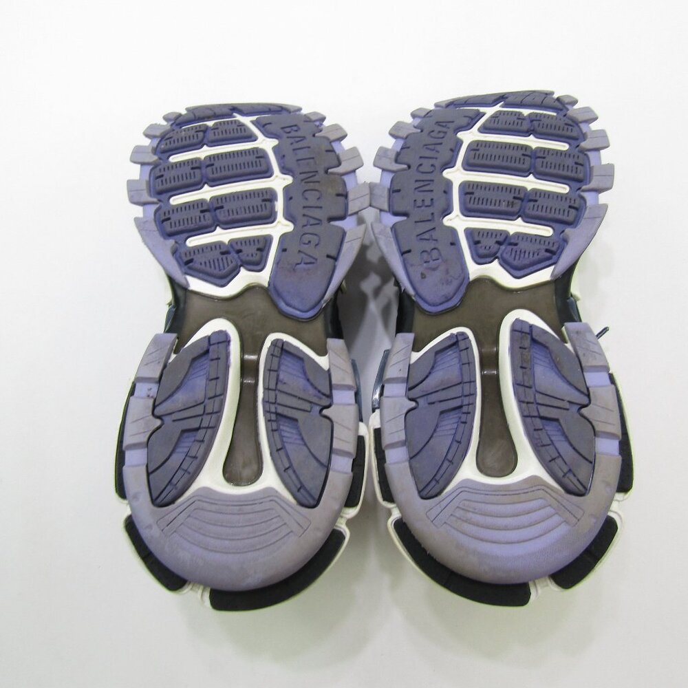 Balenciaga Track Sneakers Mens 8 Purple & Black 542023 Lace Up Activewear Logo - Picture 6 of 11